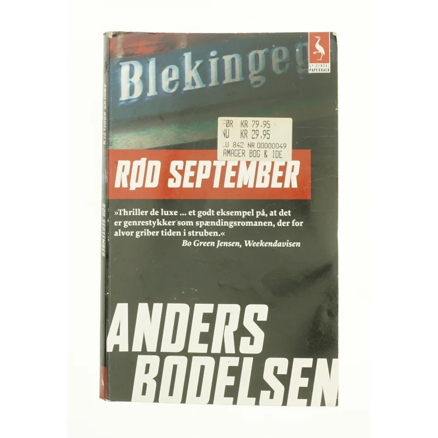 Rød september af Anders Bodelsen (Bog)