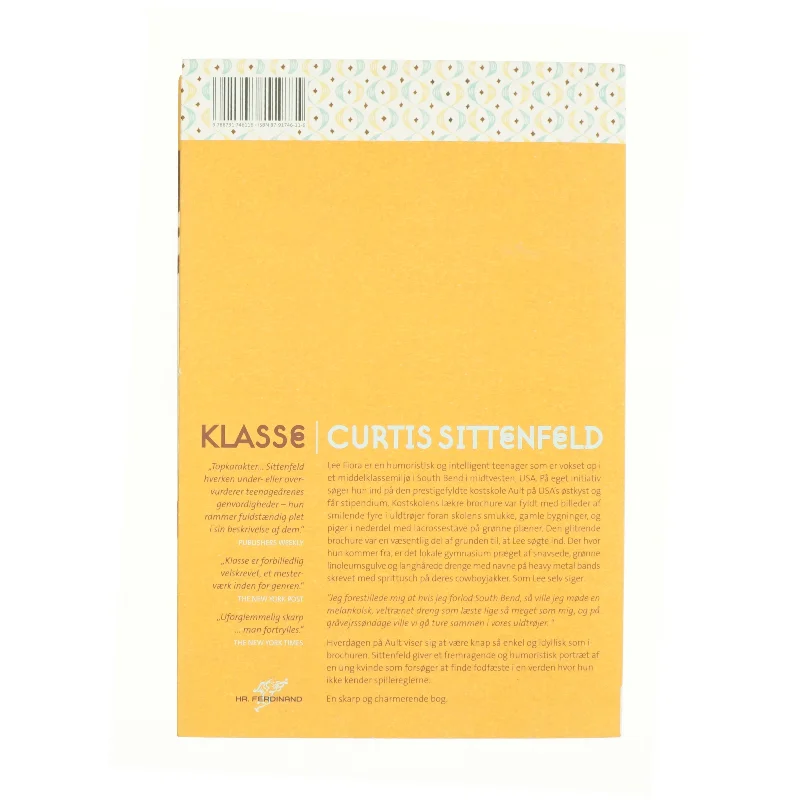 Klasse af Curtis Sittenfeld (Bog)