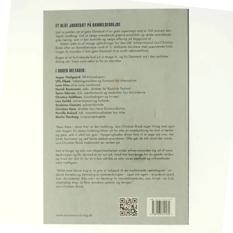 Vilje til forandring af Lars-Christian Brask (Bog)