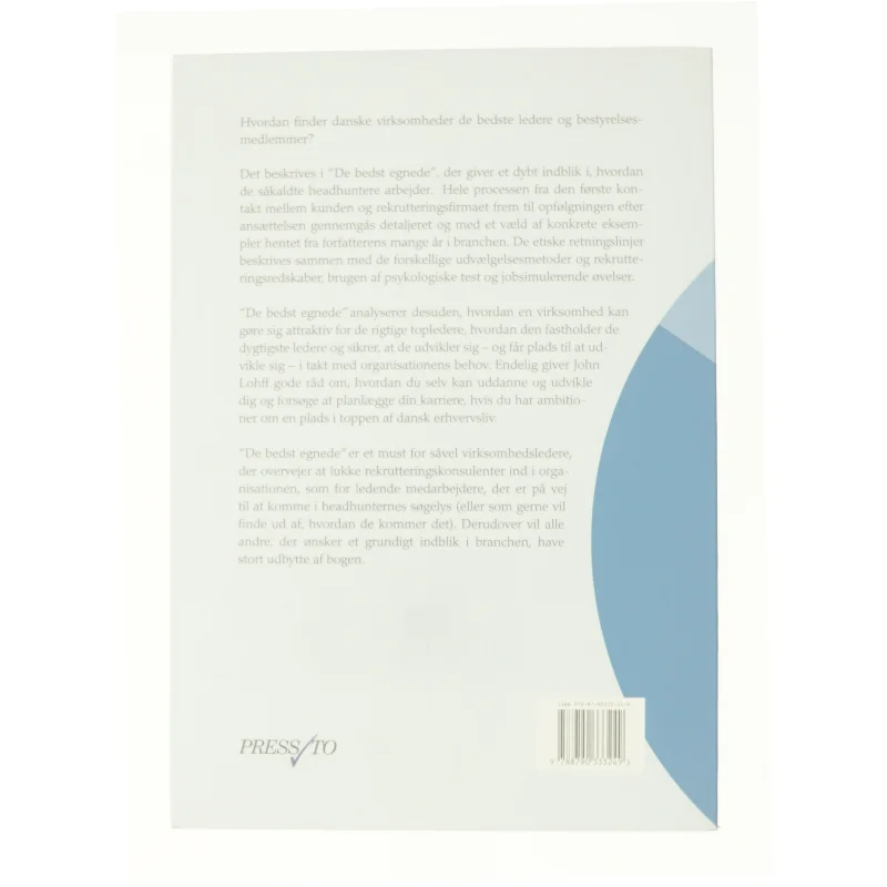 De bedst egnede af John Lohff (Bog)