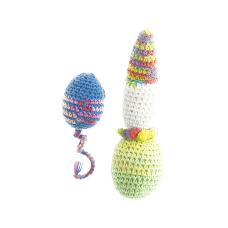 Hæklede bamser (str. 17 x 5 og 6 x 4 cm)