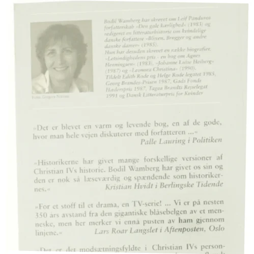 Christian IV - en mand under indflydelse af Bodil Wamberg (Bog)
