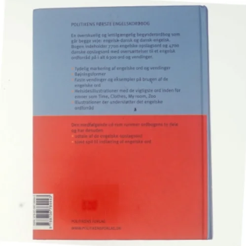 Politikens første engelskordbog af Christian Becker-Christensen (Bog)