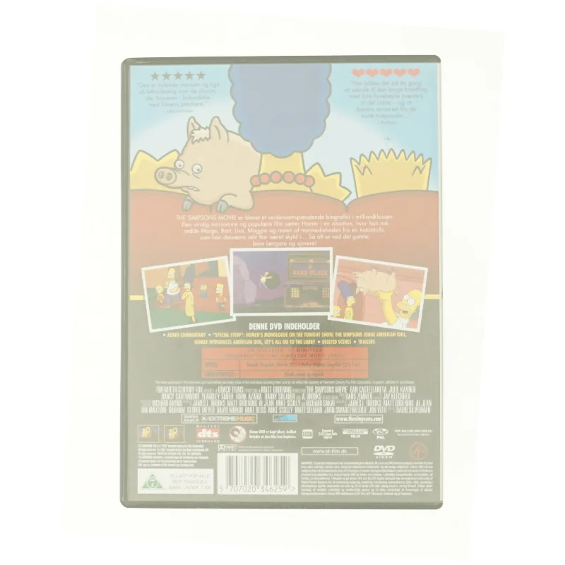 The Simpsons Movie fra DVD