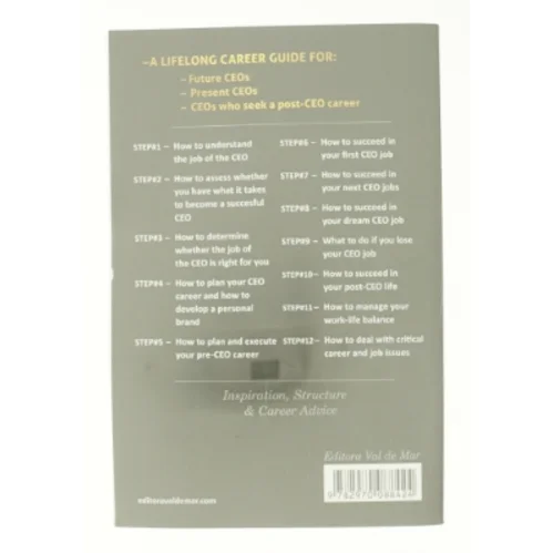 The Job of the CEOnaf Waldemar Schmidt (Bog)