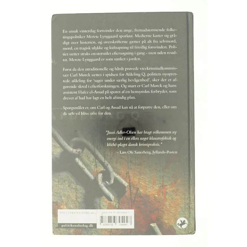 Kvinden i buret af Jussi Adler-Olsen (Bog)