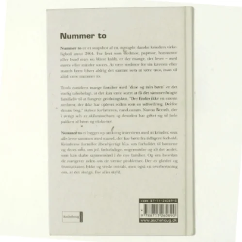 Nummer to af Nanna Bernth (Bog)