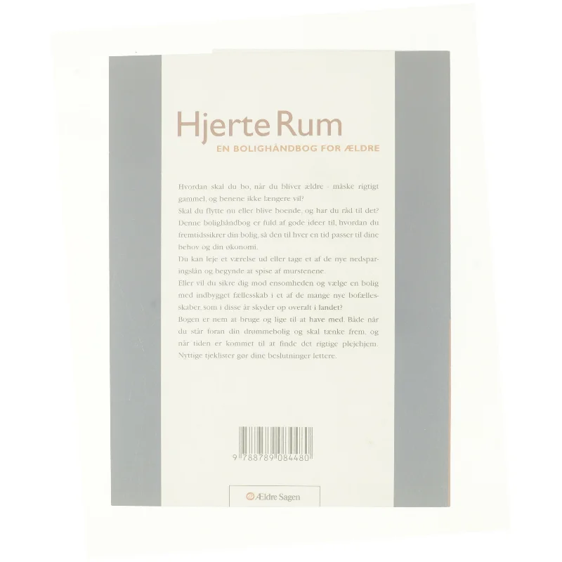 Hjerterum : en bolighåndbog for ældre af Margrethe Kähler (Bog)