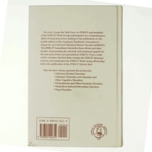 DSM-IV sourcebook (Bog)