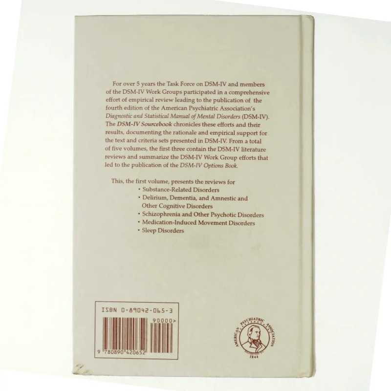 DSM-IV sourcebook (Bog)