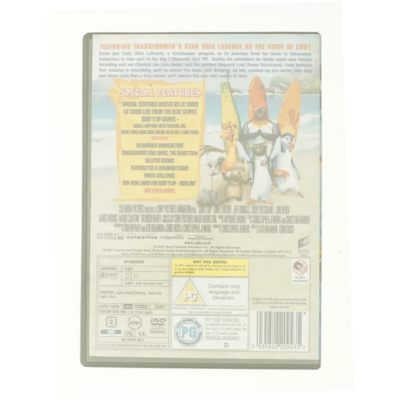 Surfs up fra DVD