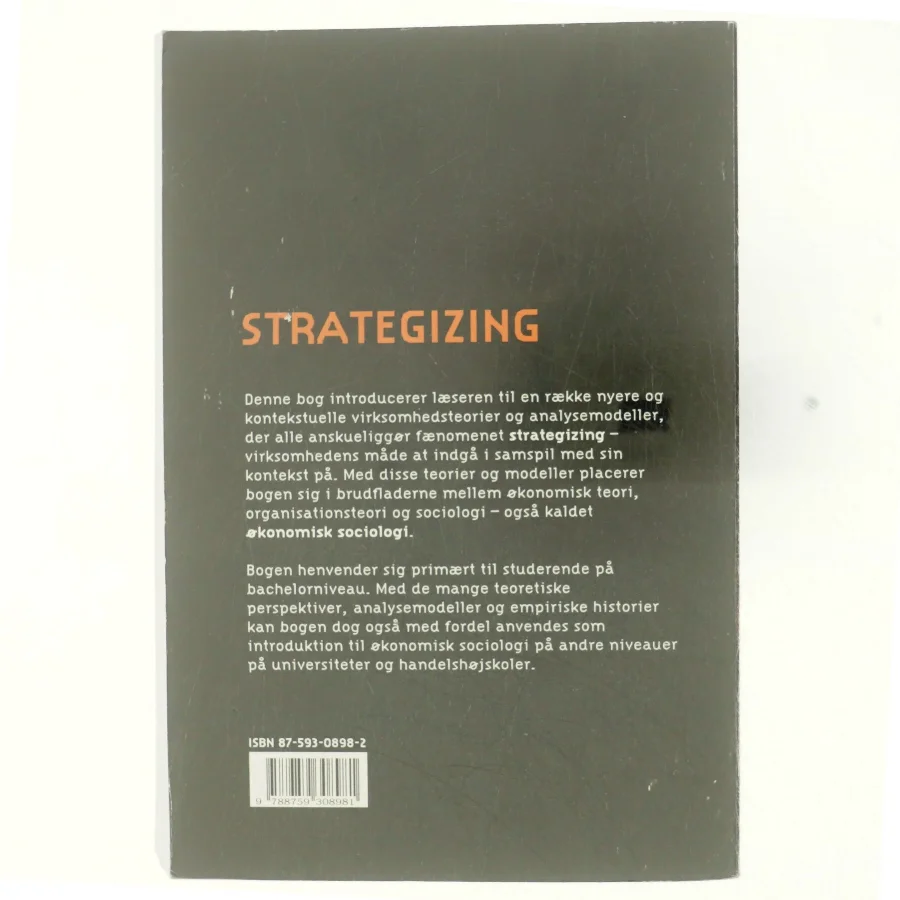 Strategizing - kontekstuel virksomhedsteori af Claus Nygaard (f. 1968-10-31) (Bog)