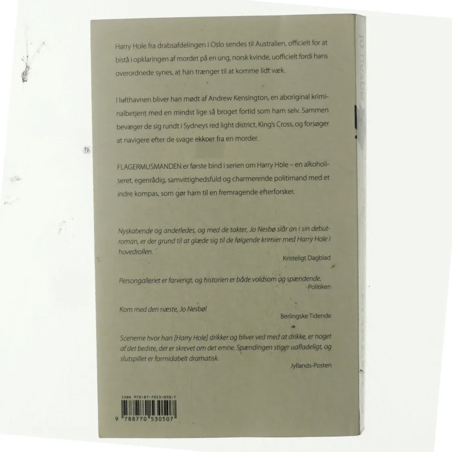 Flagermusmanden af Jo Nesbø (Bog)