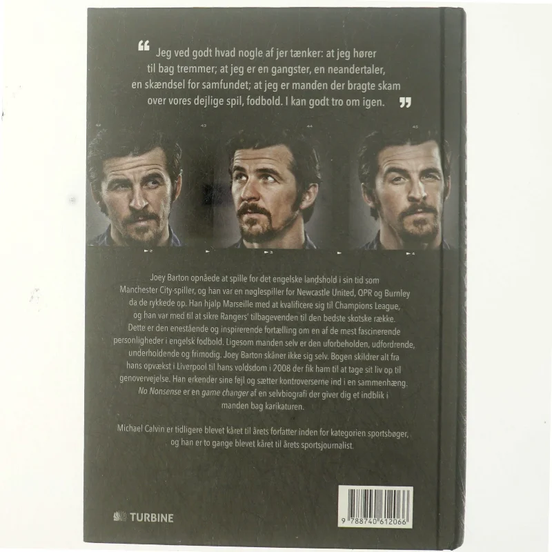 No nonsense : selvbiografien (Tekst på dansk) af Joey Barton (f. 1982-09-02) (Bog)
