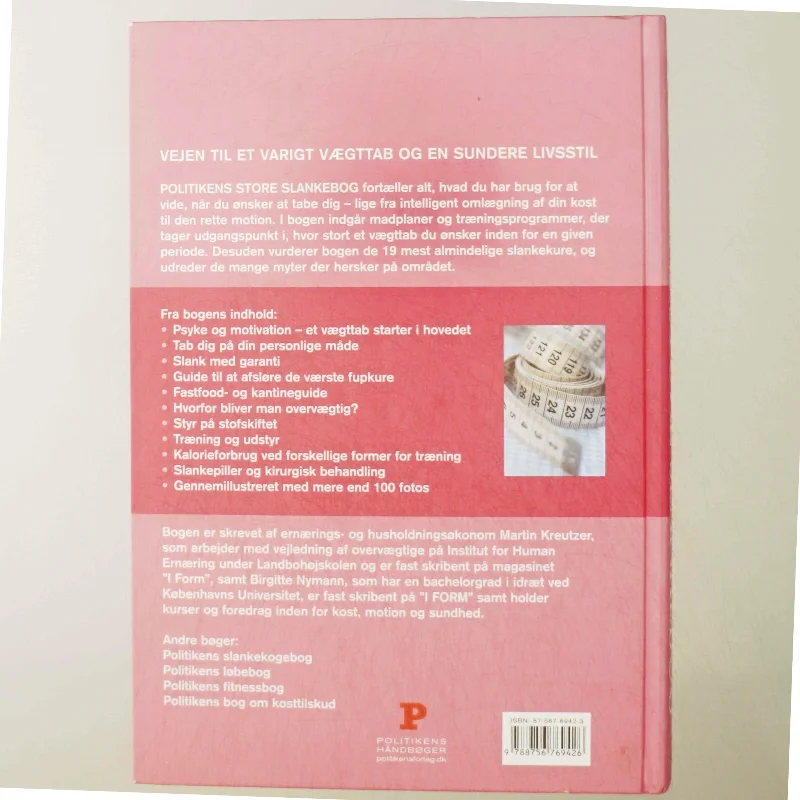 Politikens store slankebog af Birgitte Nymann, Martin Kreutzer (Bog)