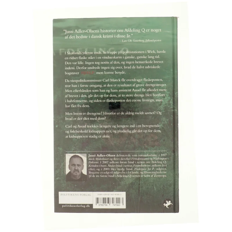 Flaskepost fra P af Jussi Adler-Olsen (Bog)