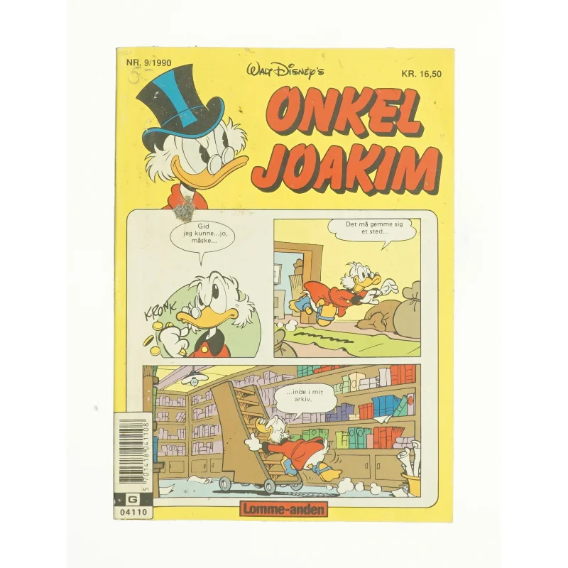 Onkel Joakim Nr. 9 1990 fra Disney fra Disney