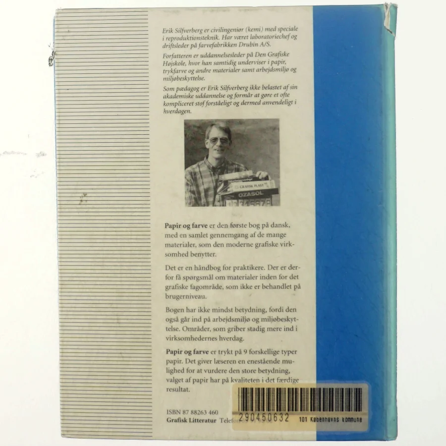 Papir og farve, Erik Silfverberg