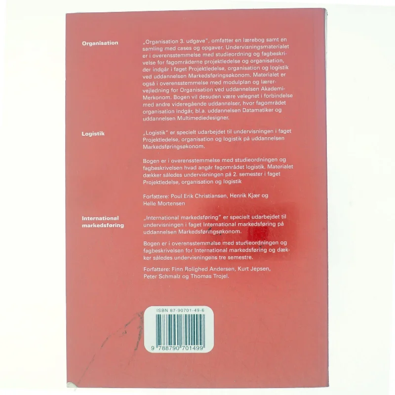 Organisation af Poul Erik Christiansen (f. 1944) (Bog)