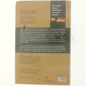 Da Vinci Mysteriet af Dan Brown (Bog)