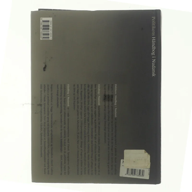 Håndbog i nudansk (Bog)