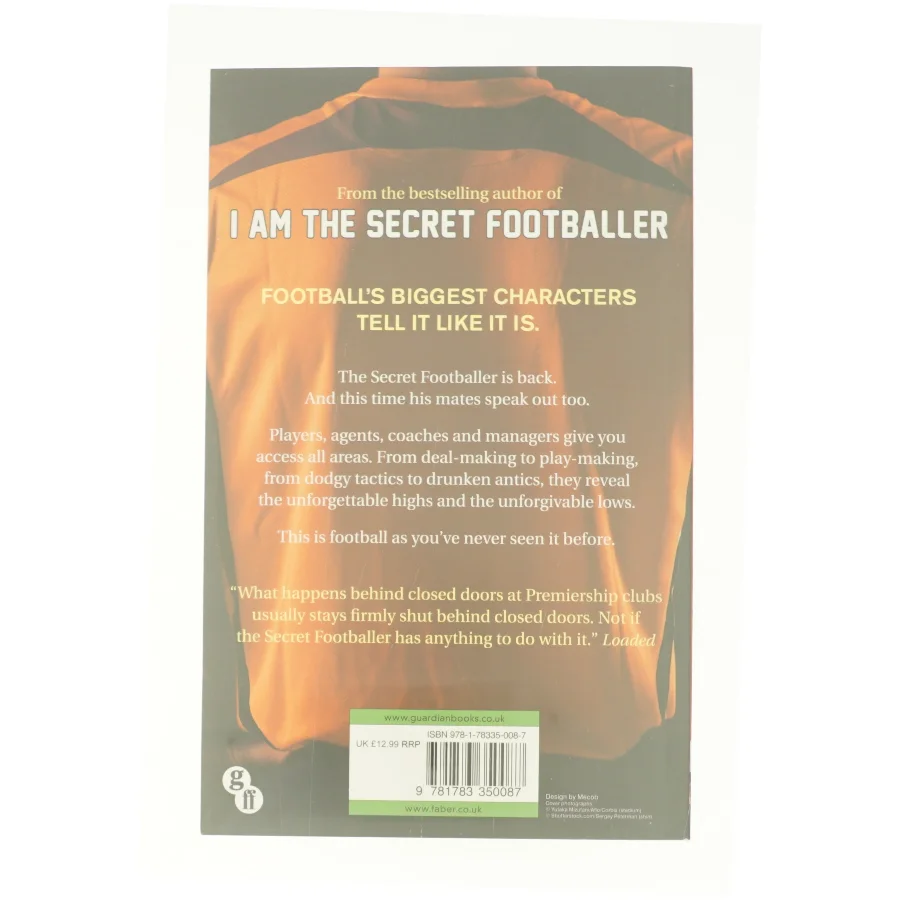 Tales from the Secret Footballer af F, Anon Secret Footballer Staff af Anon (Bog)