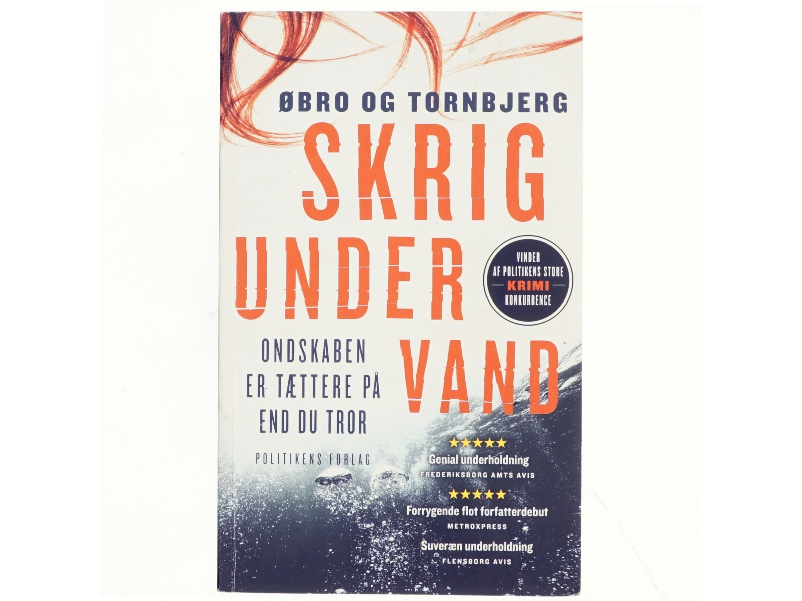Skrig under vand af Jeanette Øbro Gerlow (Bog)