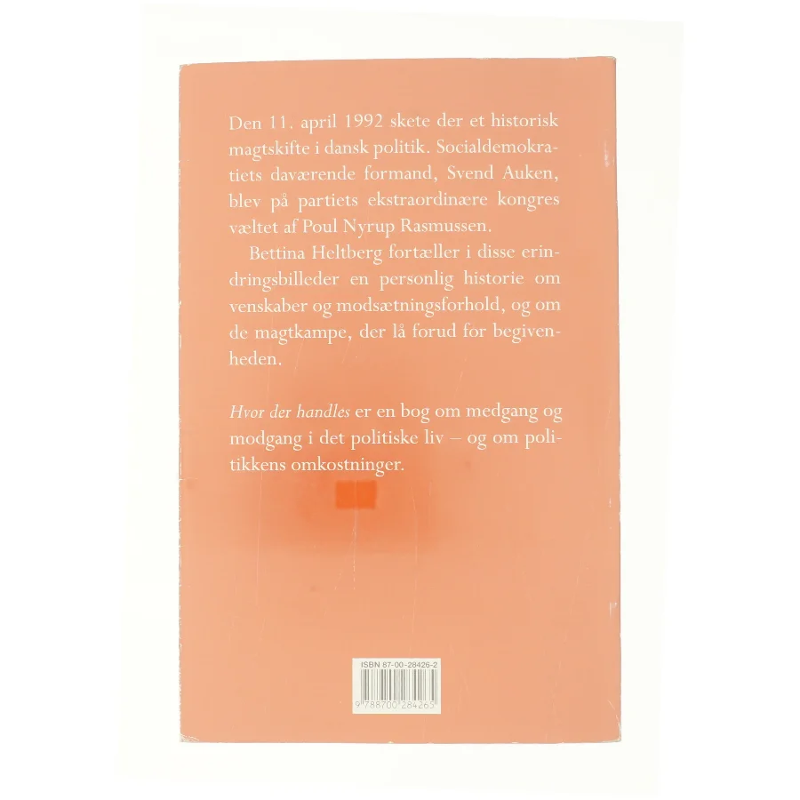 Hvor der handles af Bettina Heltberg (Bog)