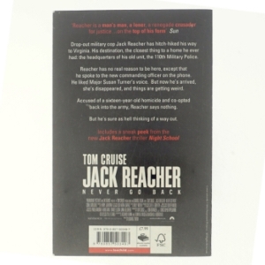 Never Go Back af Lee Child (Bog)