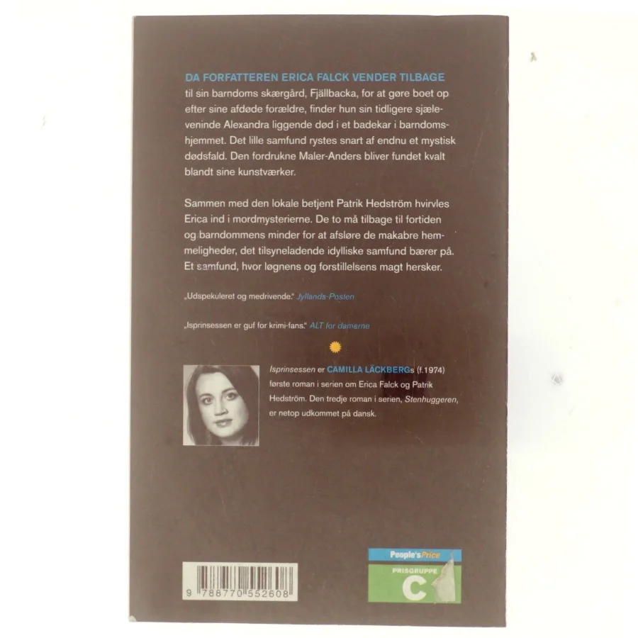 Isprinsessen : kriminalroman af Camilla Läckberg (Bog)