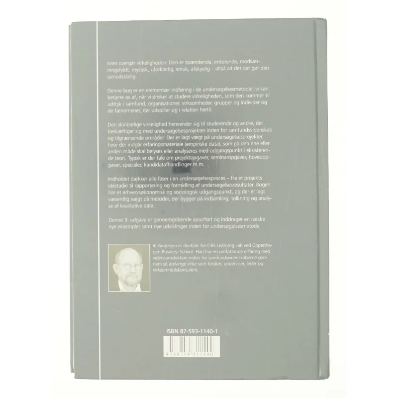 Den skinbarlige virkelighed af Ib Andersen (f. 1943) (Bog)