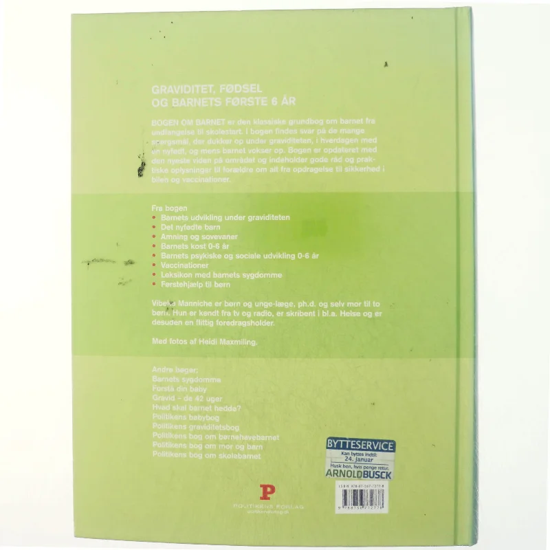 Bogen om barnet af Vibeke Manniche (Bog)