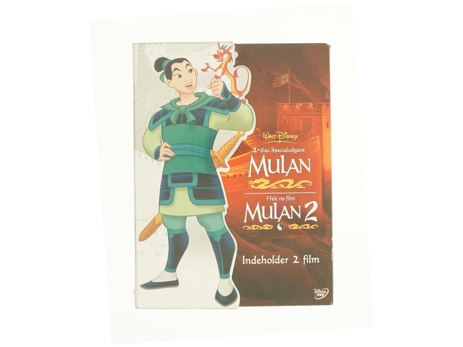 Mulan og Mulan 2 fra DVD