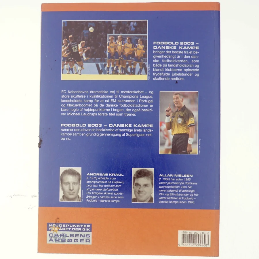 Fodbold 2003: Danske kampe (36. årgang) 2003 af Allan Nielsen (Bog)