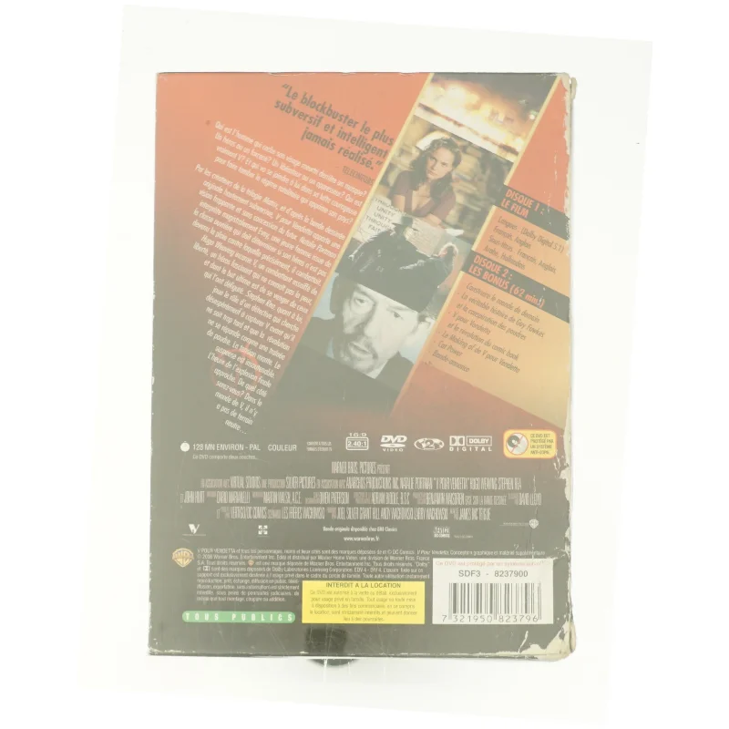 A pour vendetta fra DVD