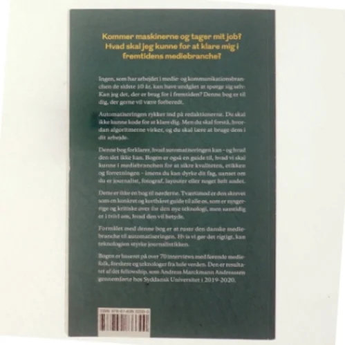 Sådan forandrer automatisering medierne - en guide til dig i mediebranchen (Bog)