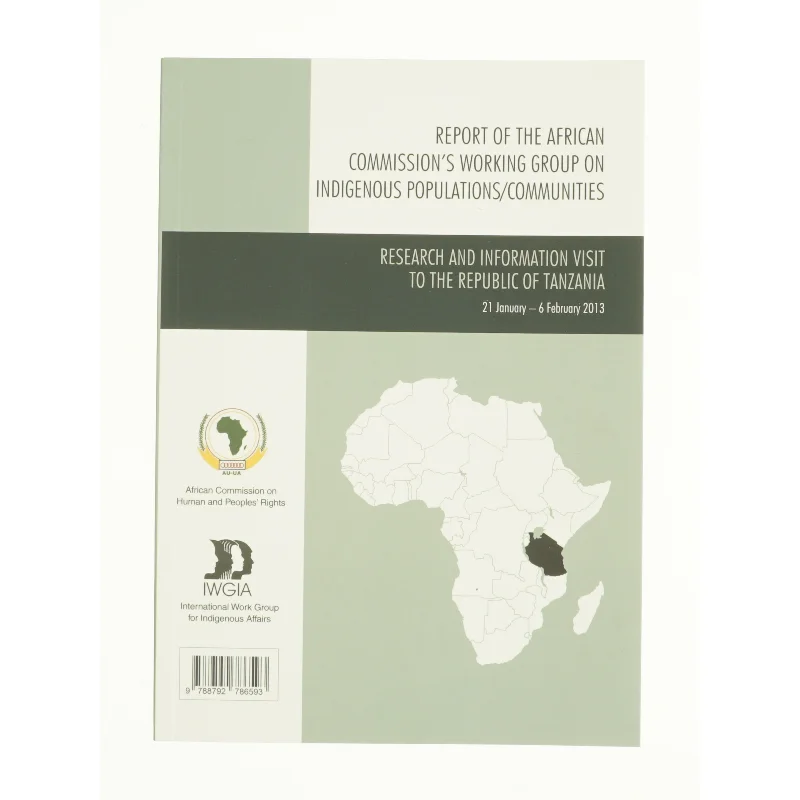 Research and information visit to the Republic of Tanzania, 21 January - 6 February 2013 (Bog)