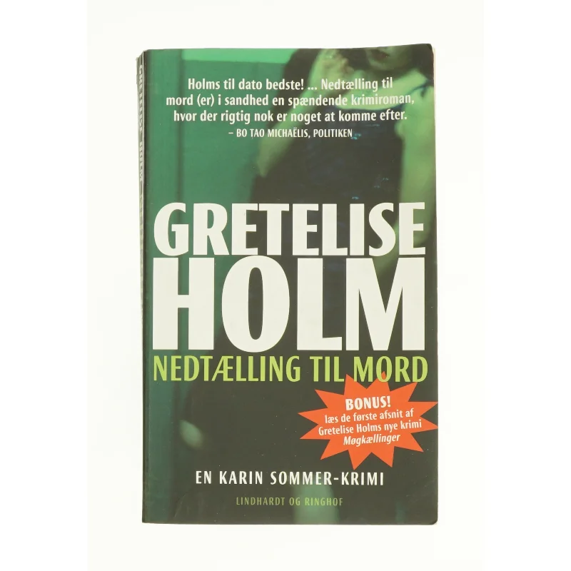 Nedtælling til mord af Gretelise Holm (f. 1946) (Bog)