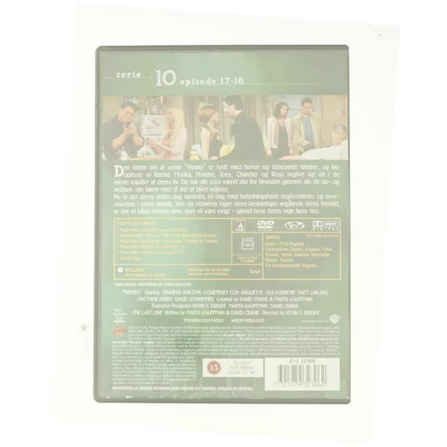 Friends - Serie 10, episode 17-18 fra DVD
