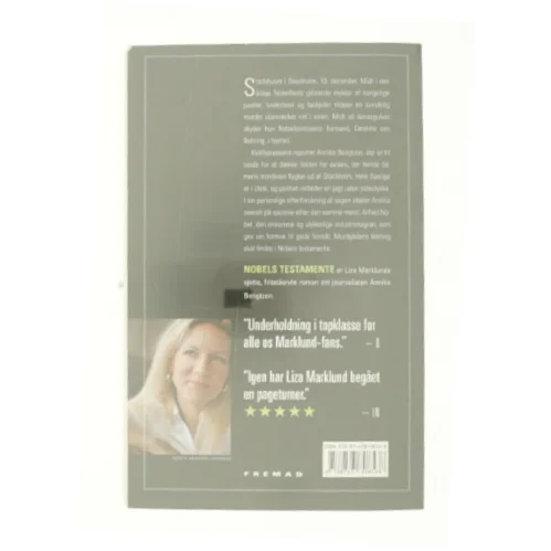 Nobels testamente af Liza Marklund (Bog)