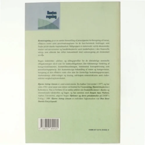 Rentesregning af Bjarne Astrup Jensen (Bog)