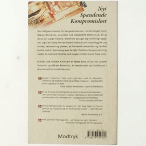 Mænd der hader kvinder af Stieg Larsson, Stieg Larsson (Bog)