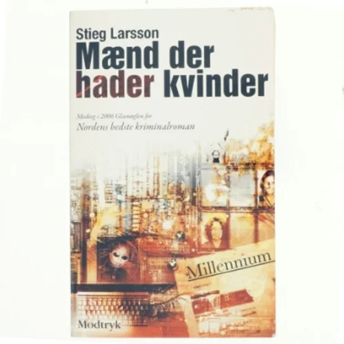 Mænd der hader kvinder af Stieg Larsson, Stieg Larsson (Bog)