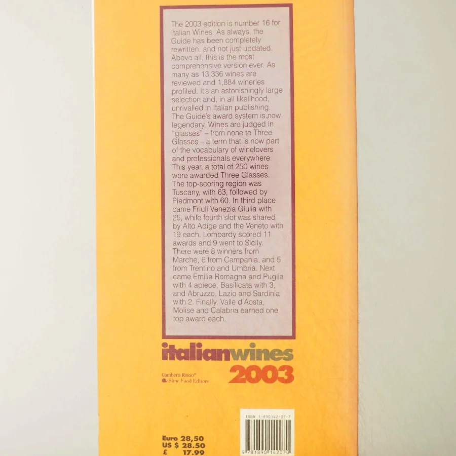 Italian Wines 2003 af Gambero Rosso, Incorporated (Bog)