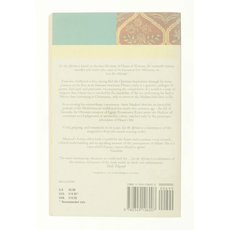 Leo the African af Amin Maalouf (Bog)