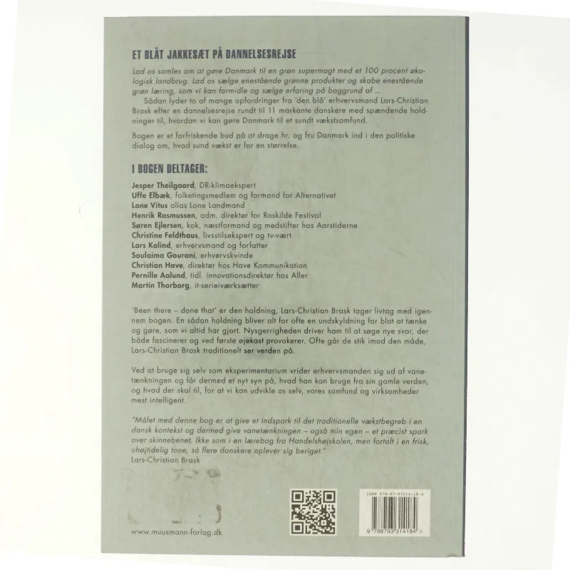 Vilje til forandring af Lars-Christian Brask (Bog)