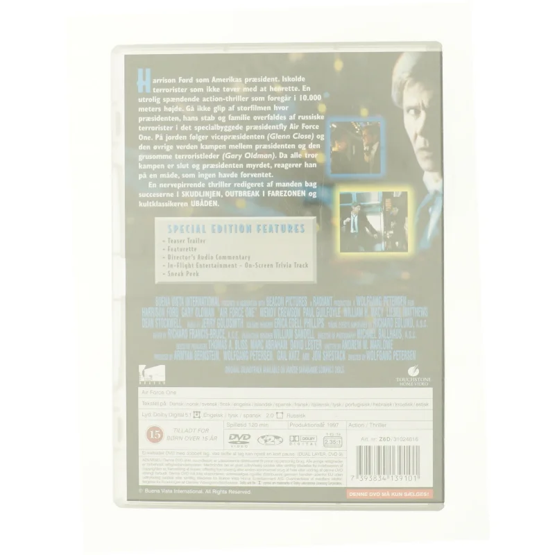Air Force One fra DVD