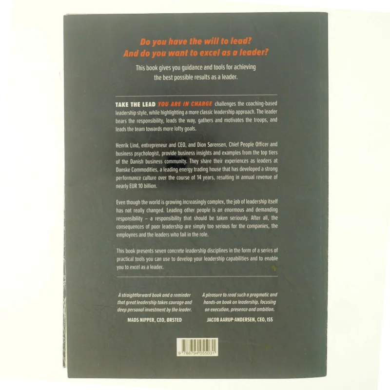 Take the lead : you are in charge af Henrik Lind (f. 1975-02-19) (Bog)