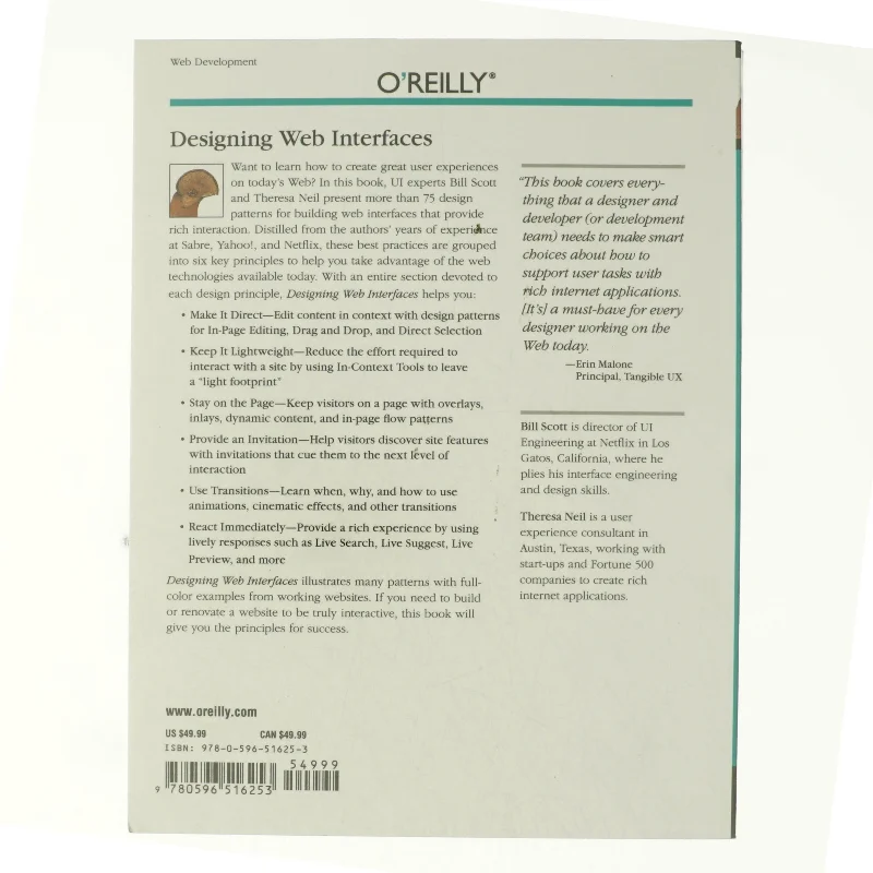 Designing web interfaces af Bill Scott (Bog)
