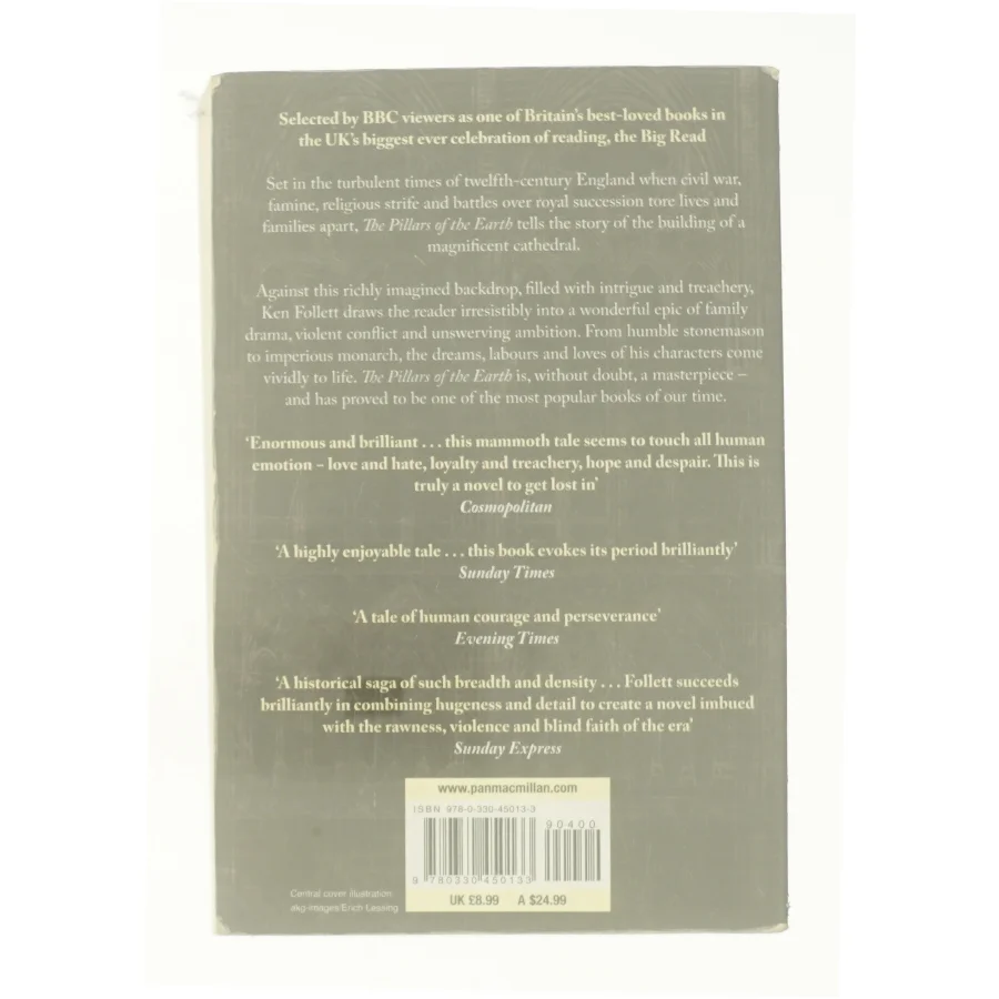 The Pillars of the Earth af Ken Follett (Bog)